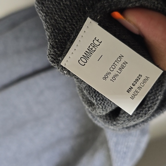 Commerce  gradient crewneck sweater size L NWT. - Picture 7 of 8